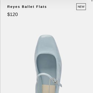Dolce Vita - Reyes Ballet Flats in Sky Blue Crinkle Patent